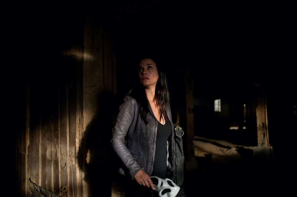 Courteney Cox em cena de Pânico 4 (2011)