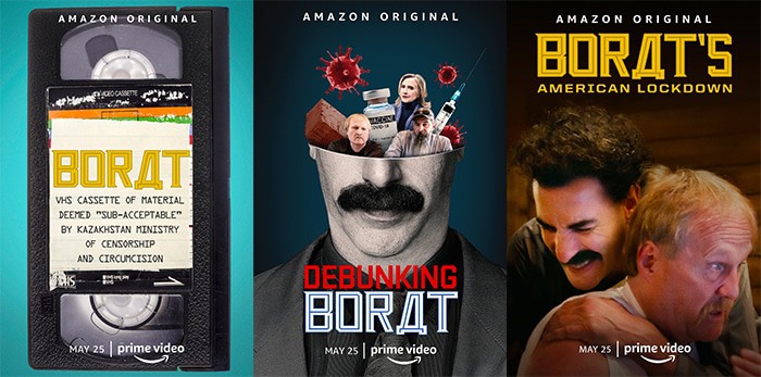 Posters do novo filme de Borat