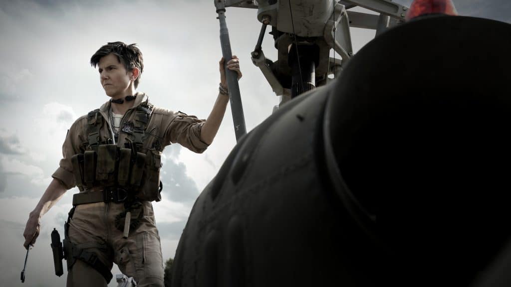 Army Of The. Tig Notaro em 'Army Of The Dead'. Imagem: Netflix/Divulgação