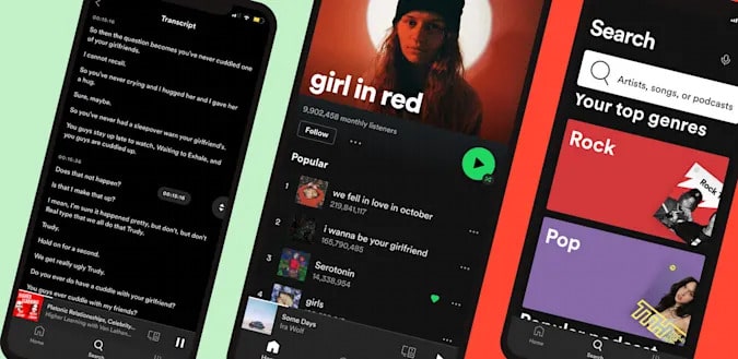 Transcrição de podcasts do Spotify