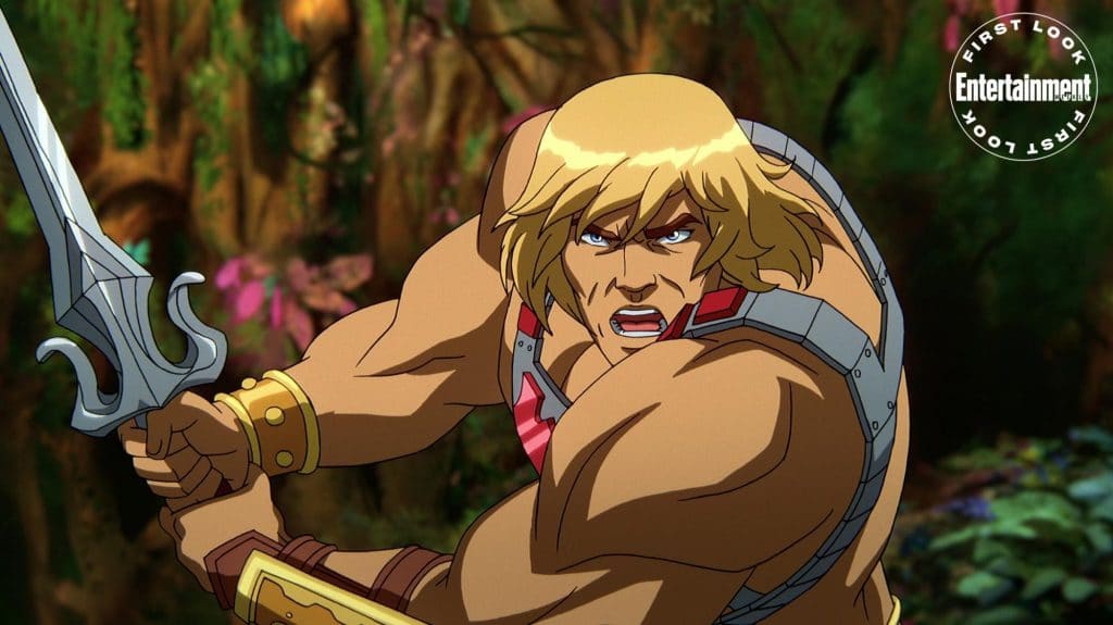 He-Man, dublado por Chris Wood, em 'Masters of the Universe: Revelation'. Imagem: Netflix/Divulgação