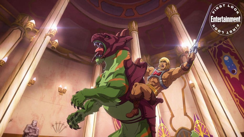 He-Man, dublado por Chris Wood, em 'Masters of the Universe: Revelation'. Imagem: Netflix/Divulgação