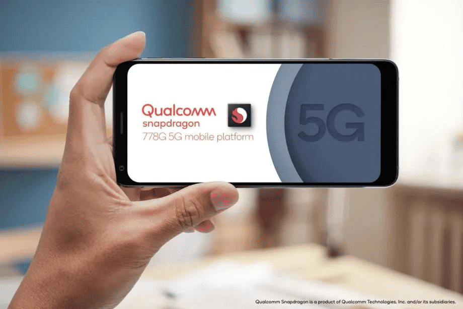 Banner do processador Snapdragon 778G, da Qualcomm. Novo processador foi lançado pela empresa em 19/5