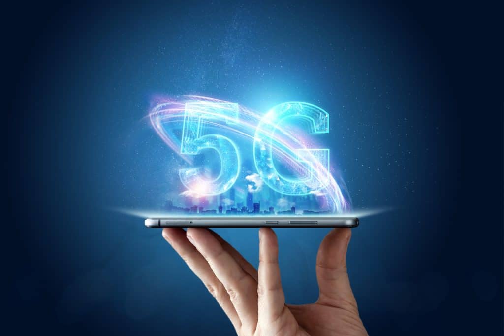 Ilustração de tecnologia 5G