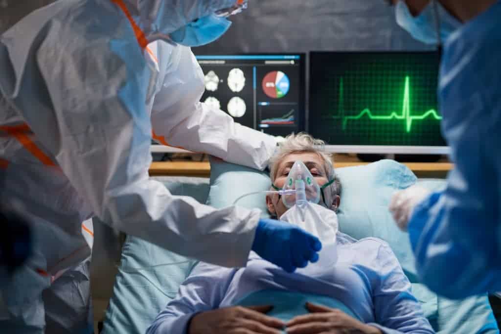 Morte por complicação respiratória