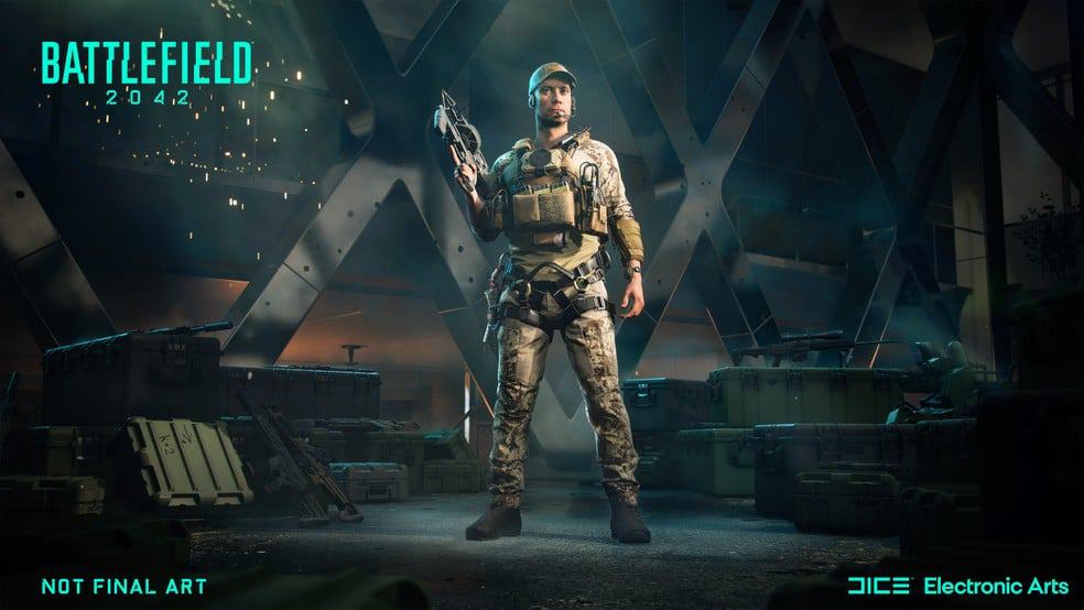 Battlefield 2042 é anunciado pela EA e chega em 22 de outubro. Imagem: Divulgação/Eletronic Arts