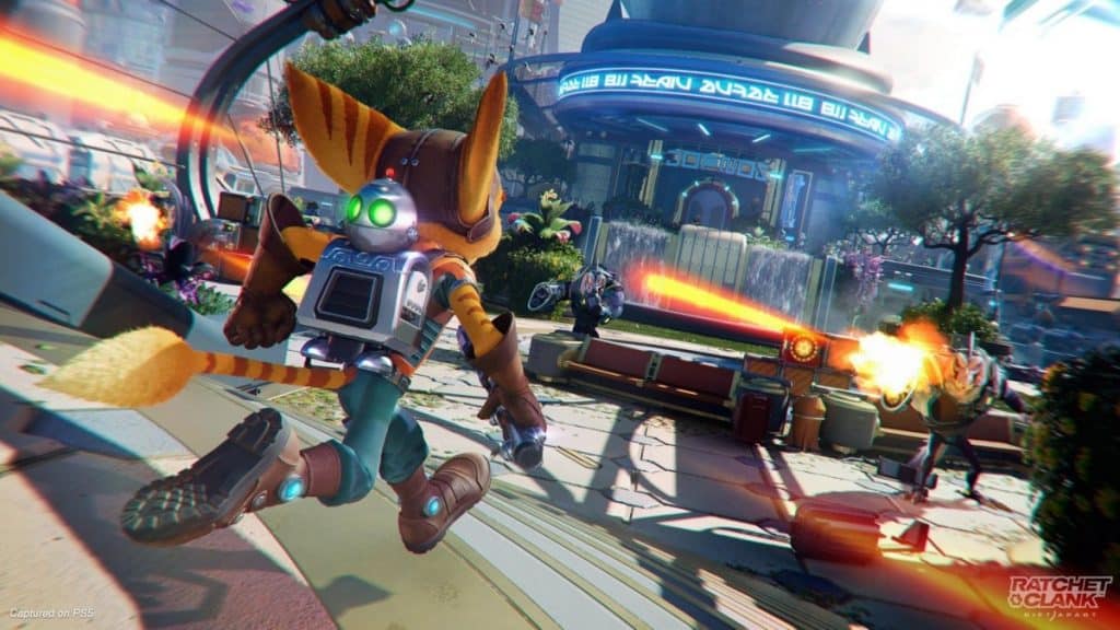 'Ratchet & Clank: Em Uma Outra Dimensão'. Imagem: Insomniac Games/Divulgação
