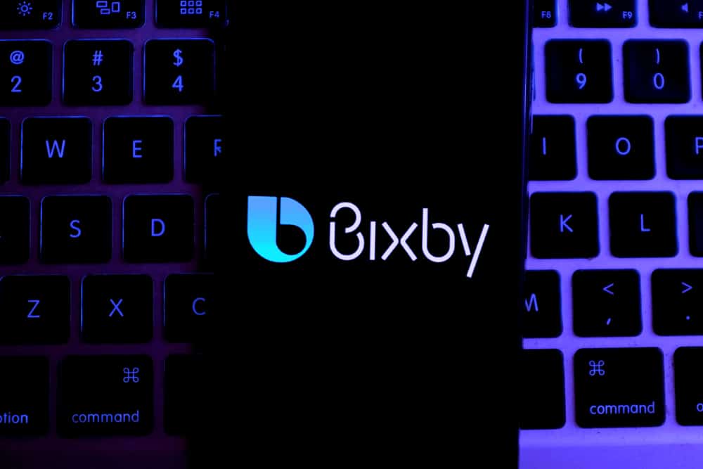 Logo da Bixby, assistente virtual da Samsung