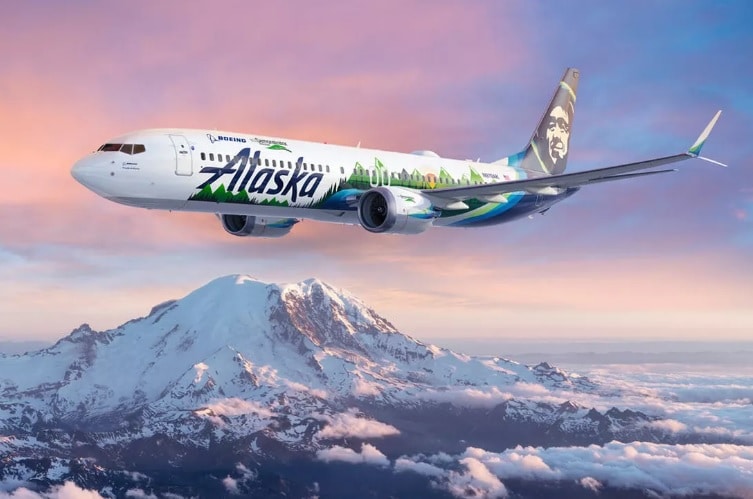 Boeing e Alaska anunciam nova aeronave com tecnologia sustentável. Imagem: Boeing