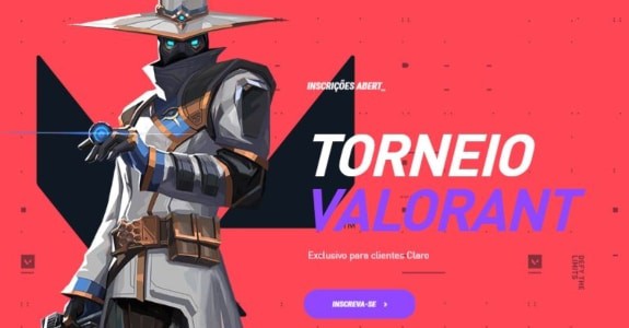 Arena Gaming, da Claro, terá torneio de 'Valorant'. Imagem: Divulgação/Claro