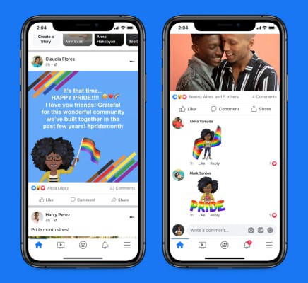 Instagram lança novo pacote de figurinhas para o Mês do Orgulho LGBTIQ+