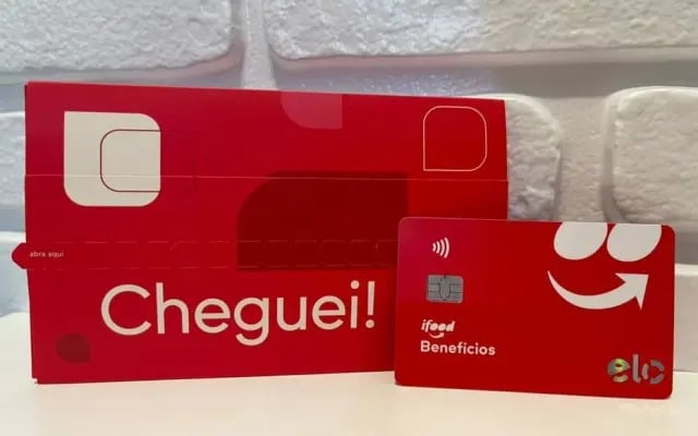Imagem dos novo cartão iFood Benefícios 