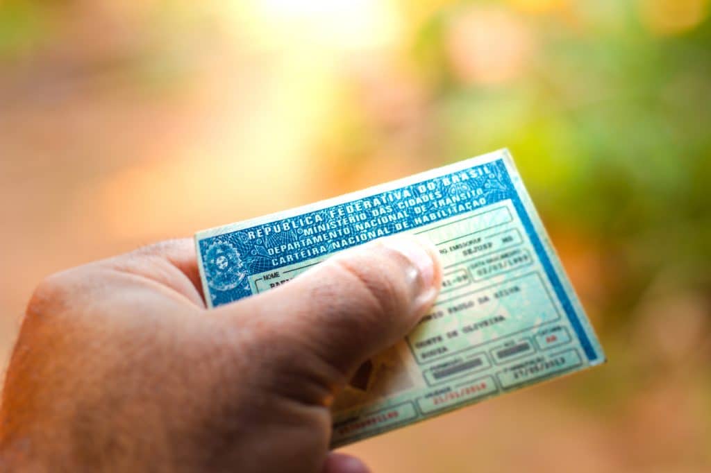 Ilustração de Carteira Nacional de Habilitação (CNH)