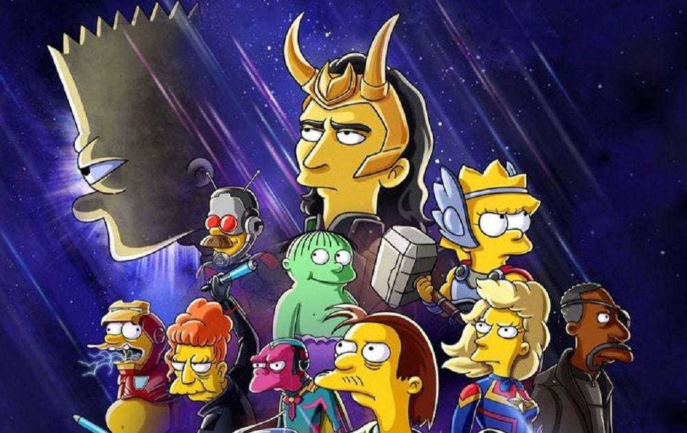 Pôster animação 'Os Simpsons: The Good, The Bart, and The Loki'. Imagem: Divulgação/Disney