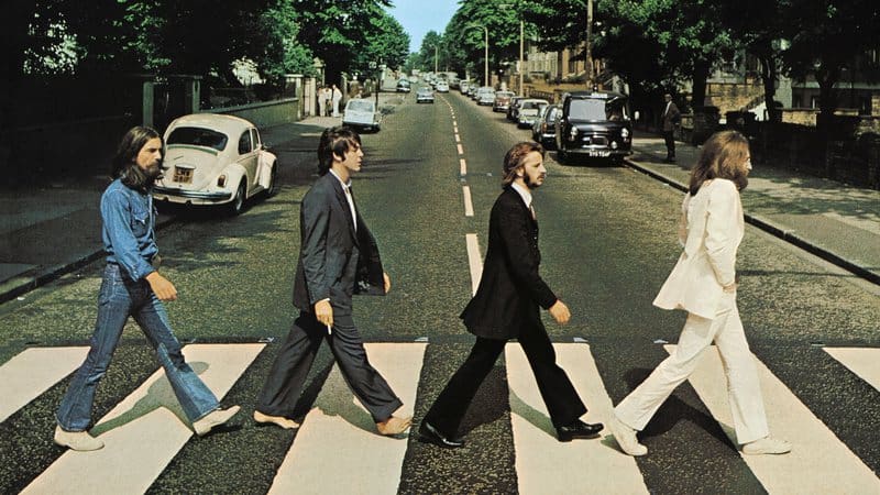 A icônica fotografia dos Beatles na Abbey Road, Imagem: Divulgação/Iain MacMillan
