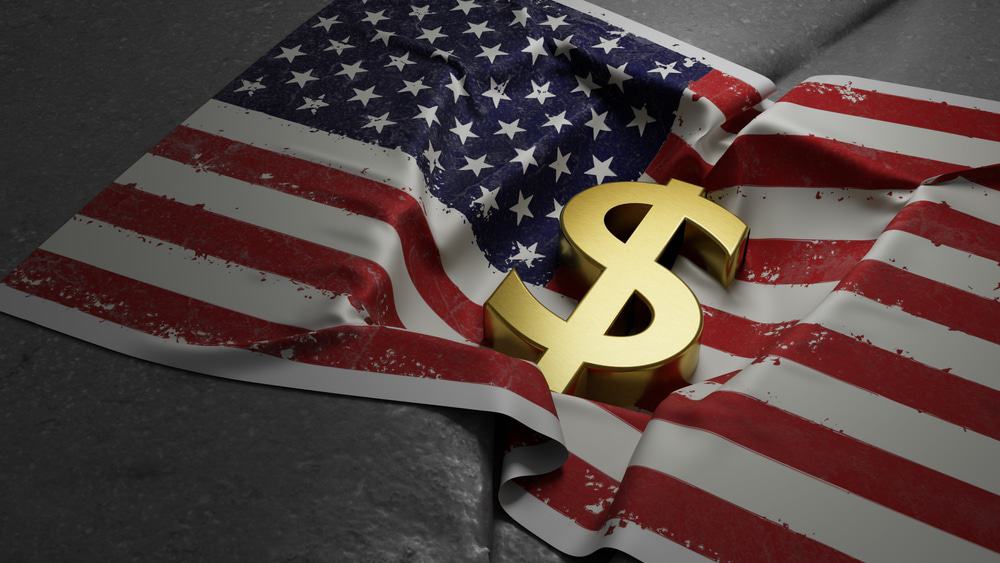Ilustração da economia dos Estados Unidos