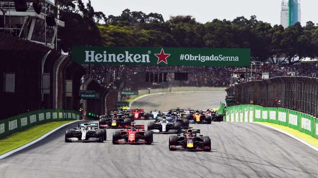 Largada do GP do Brasil de 2019
