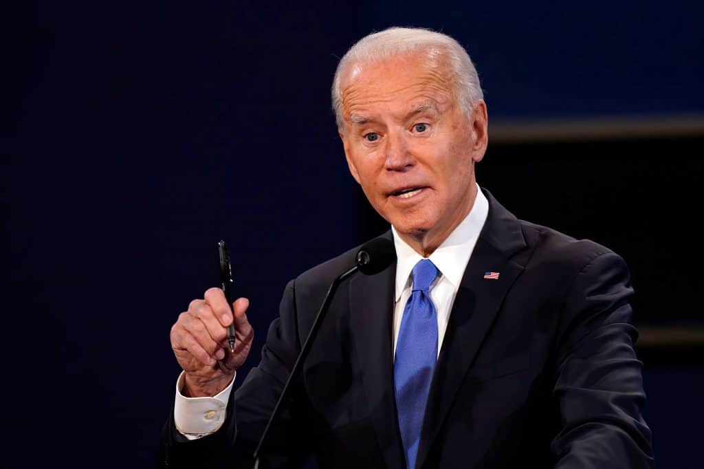 Foto do presidente americano, Joe Biden