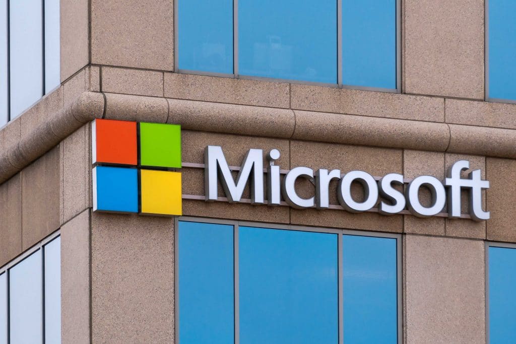 Fachada da Microsoft