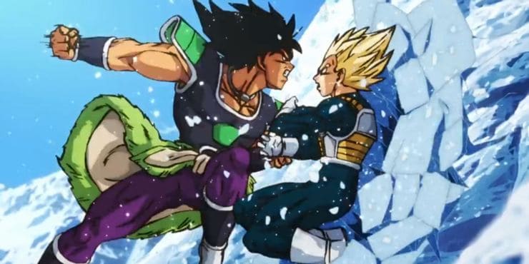 broly vegeta dragon ball