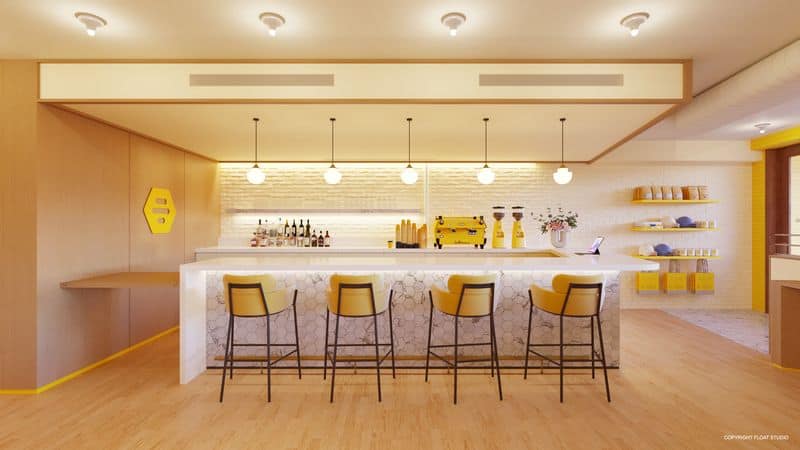 Bumble irá inaugurar restaurante em Nova York. Imagem: Bumble Brew