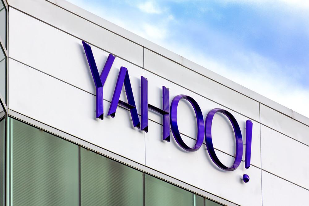 Fachada de um prédio do Yahoo 