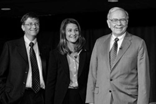 Bill Gates, Melinda French e Warren Buffett