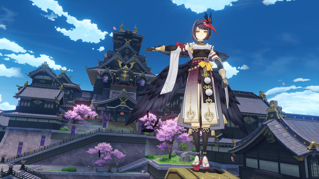 Captura de tela do jogo 'Genshin Impact'