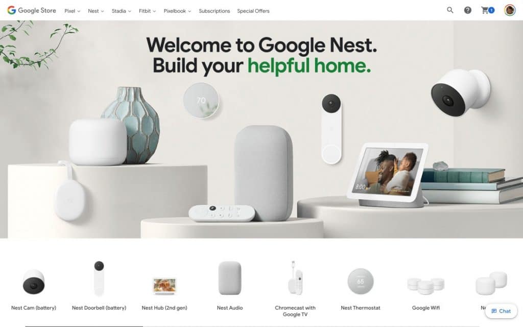 Página do Google mostra nova linha Smart de produtos inteligentes