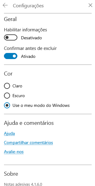 Print do sistema do Windows 10