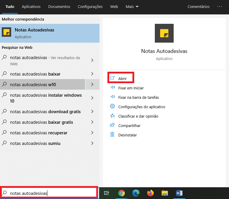 Print do sistema do Windows 10