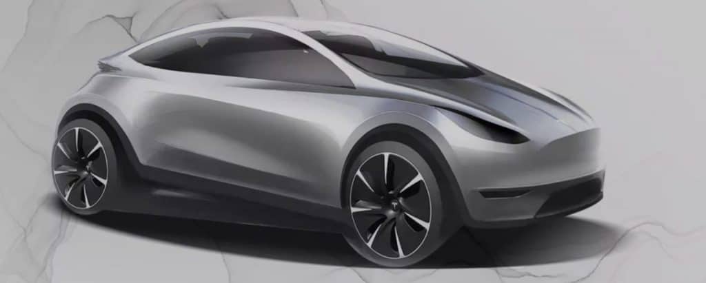 Renderização do que pode ser o Tesla Next Gen