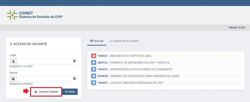 Como emitir certificado internacional de vacinação online