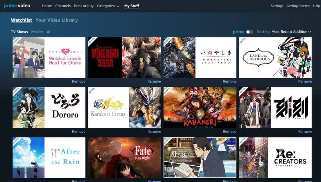 onde assistir anime