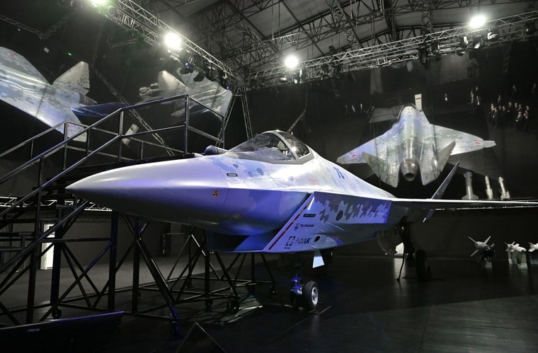 Imagem mostra o LTS Checkmate, que a Rússia criou para rivalizar com o avião de caça F-35, dos EUA
