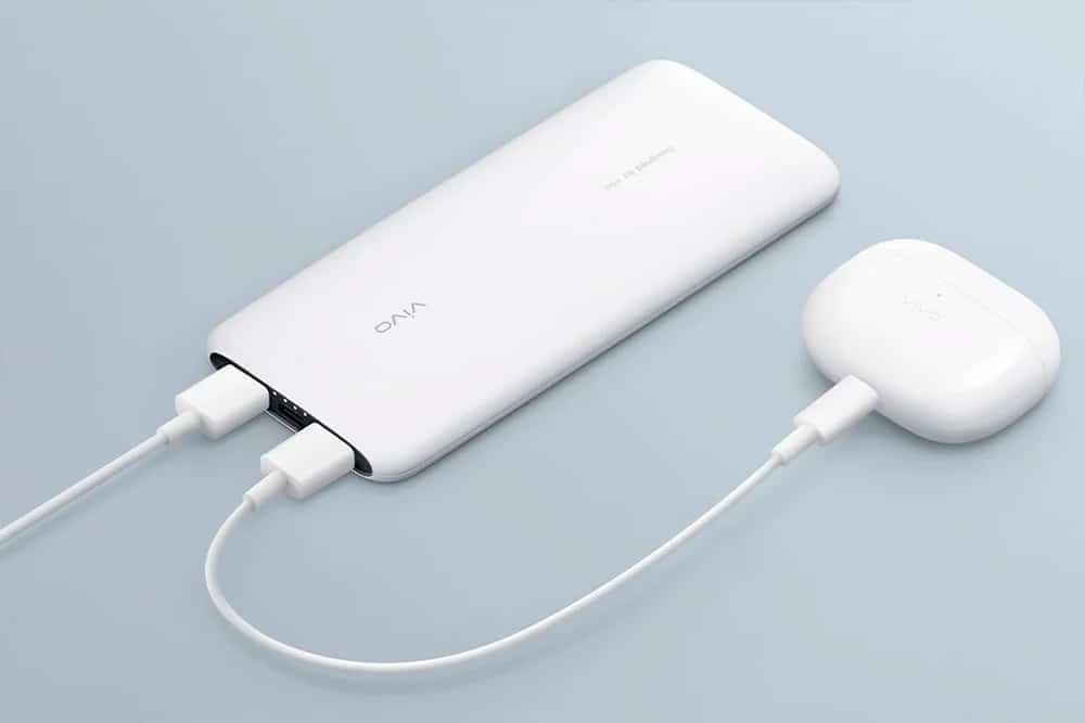 Novo power bank de 10.000 mAh com 20W da Vivo Global