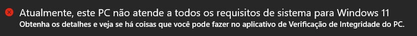 Windows Update vai emitir alerta quando computador estiver compatível com Windows 11. Imagem: Olhar Digital