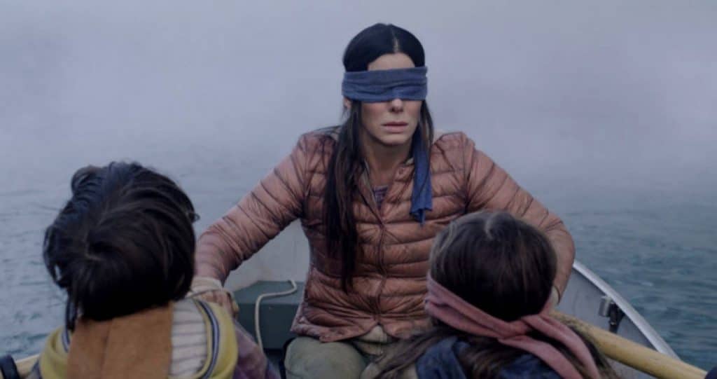 Birdbox, um dos filmes mais vistos da Netflix