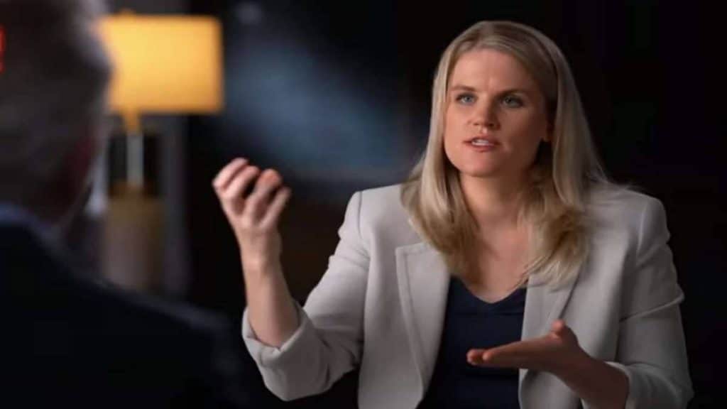 Frances Haugen - Ex-funcionária que denunciou Facebook depõe no parlamento britânico: “agora é a hora de agir”. Imagem: Divulgação CBS