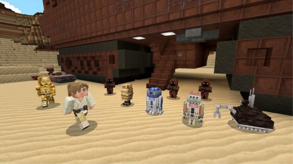 O pacote de skins de 'Star Wars' é uma opção popular de crossover entre os dois universos