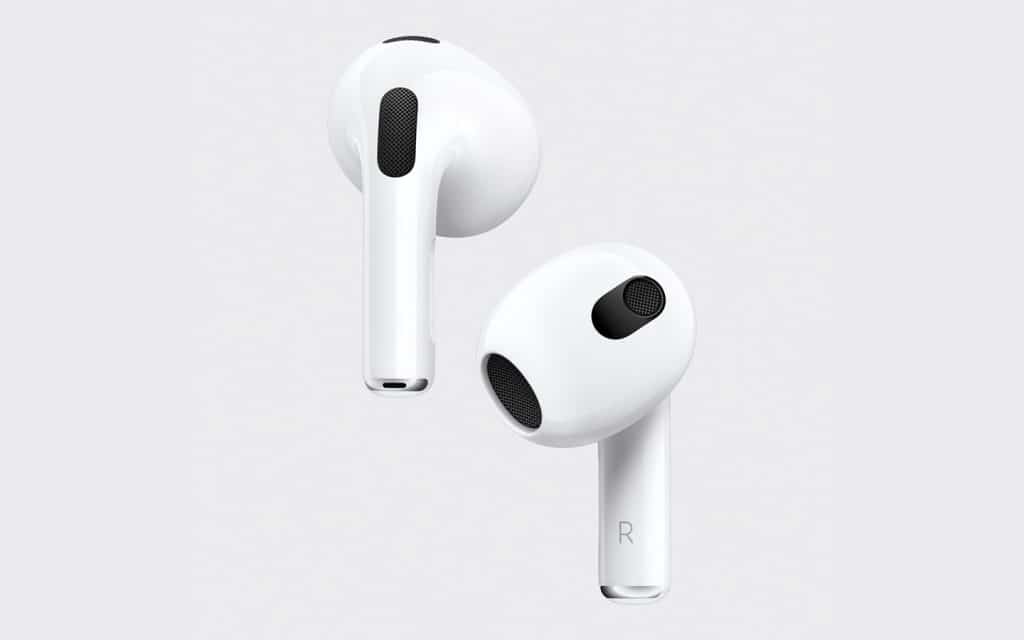 Apple anuncia AirPods 3 com som espacial. Imagem: Apple/Divulgação