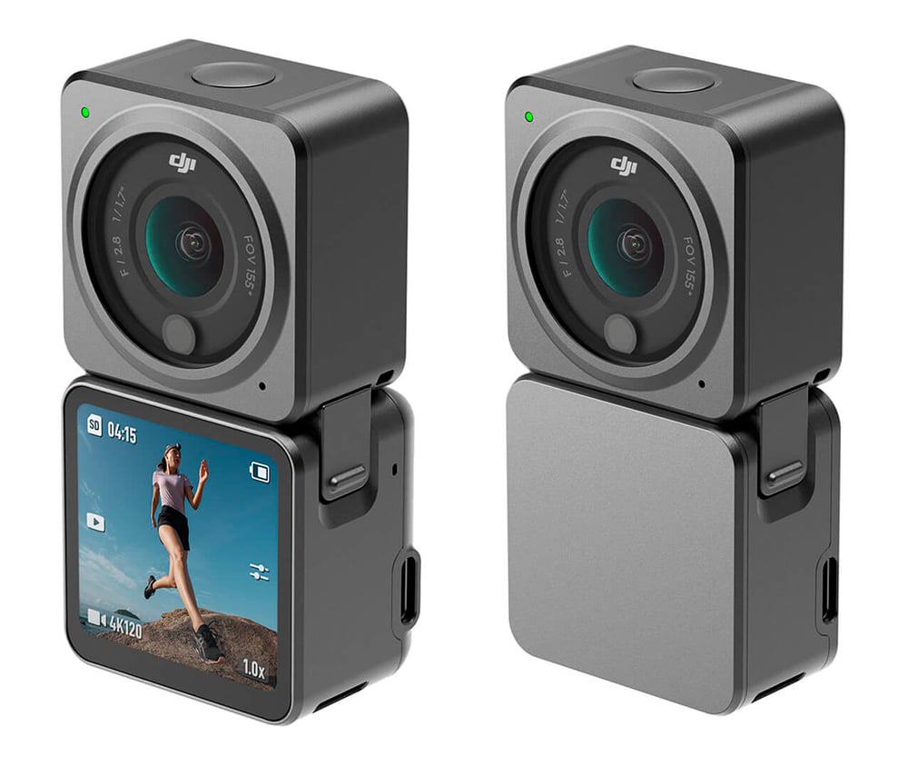 Módulos de tela e bateria do DJI Action 2