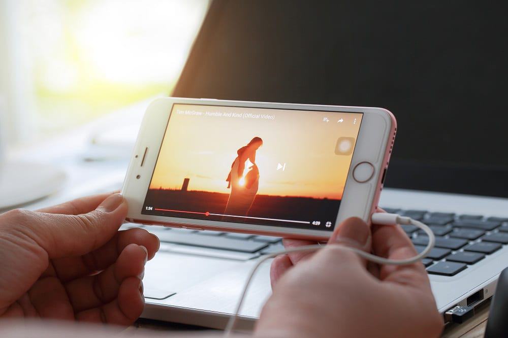 iPhone reprodução de vídeos
