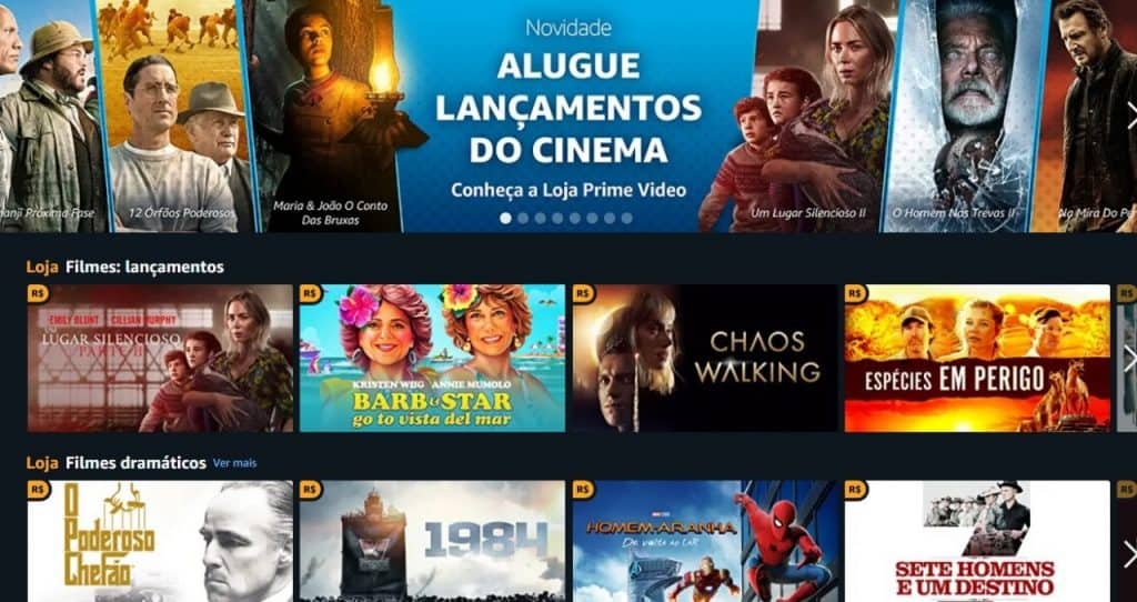 prime video aluguel