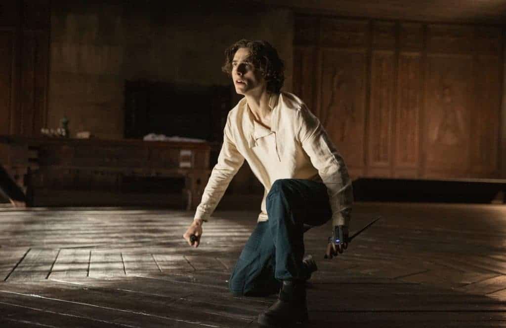 Timothée Chalamet as Paul Atreides em ‘Duna’, uma produção da Warner Bros. Pictures e Legendary Pictures. Crédito: Chiabella James/Warner Bros
