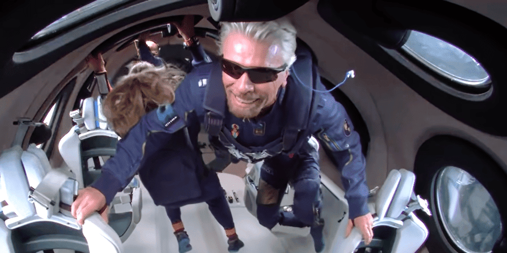 richard branson; virgin galactic