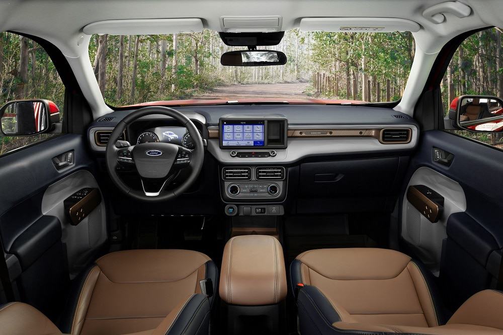 Espaço interno do Ford Maverick