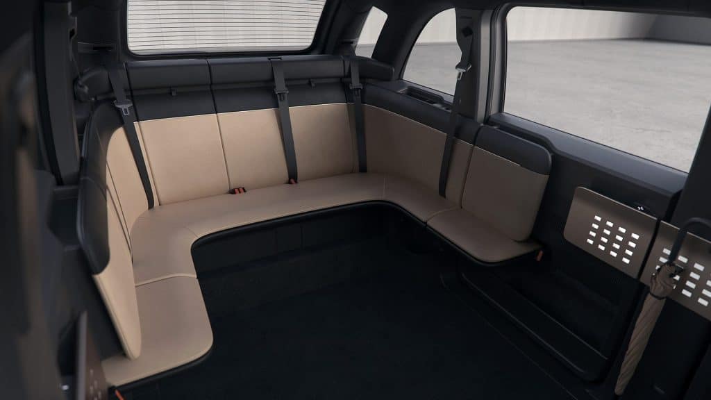 Interior do carro elétrido Canoo