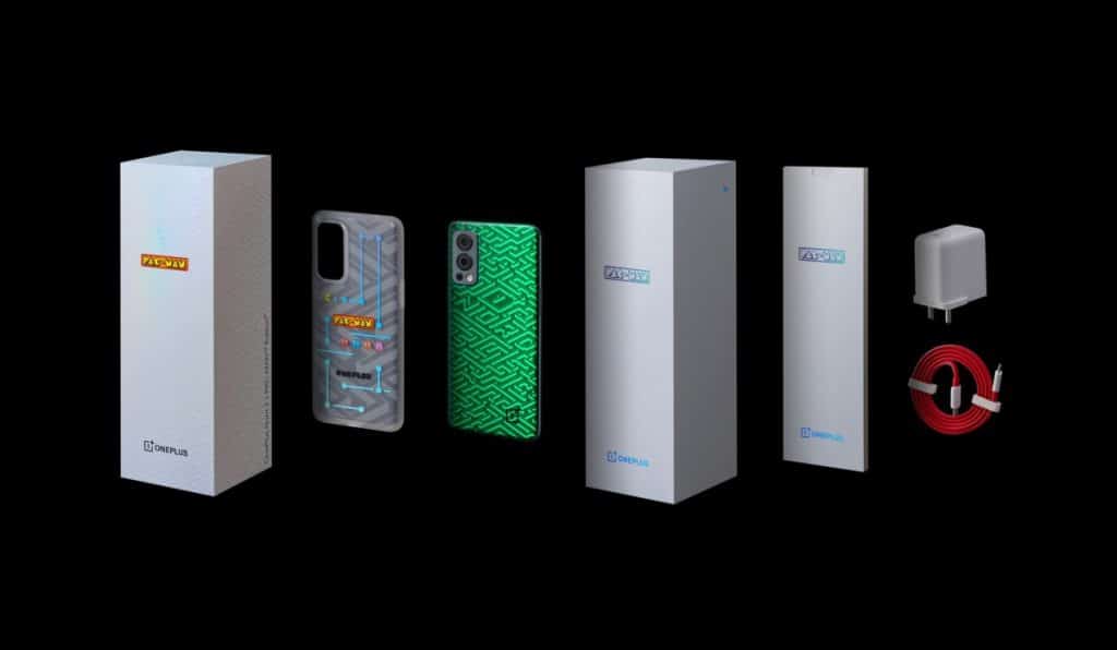 Caixa do OnePlus Nord 2 Pac-Man Edition