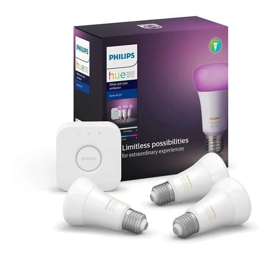 Philips Hue White & Color Ambience Starter Kit (Imagem: divulgação/Signify)